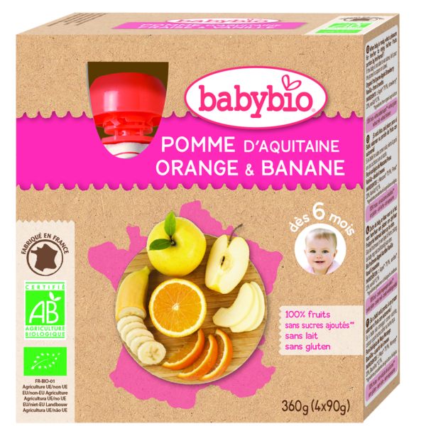 Babybio Compote Pomme Pruneau d’Agen B'BIO